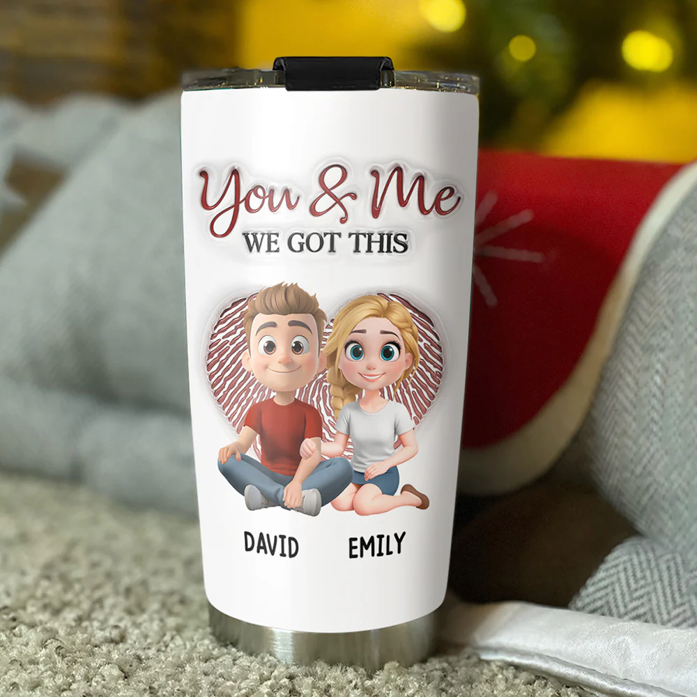 Annoying Each Other For Many Years - Personalized Custom 3D Inflated Effect Tumbler - Image 4