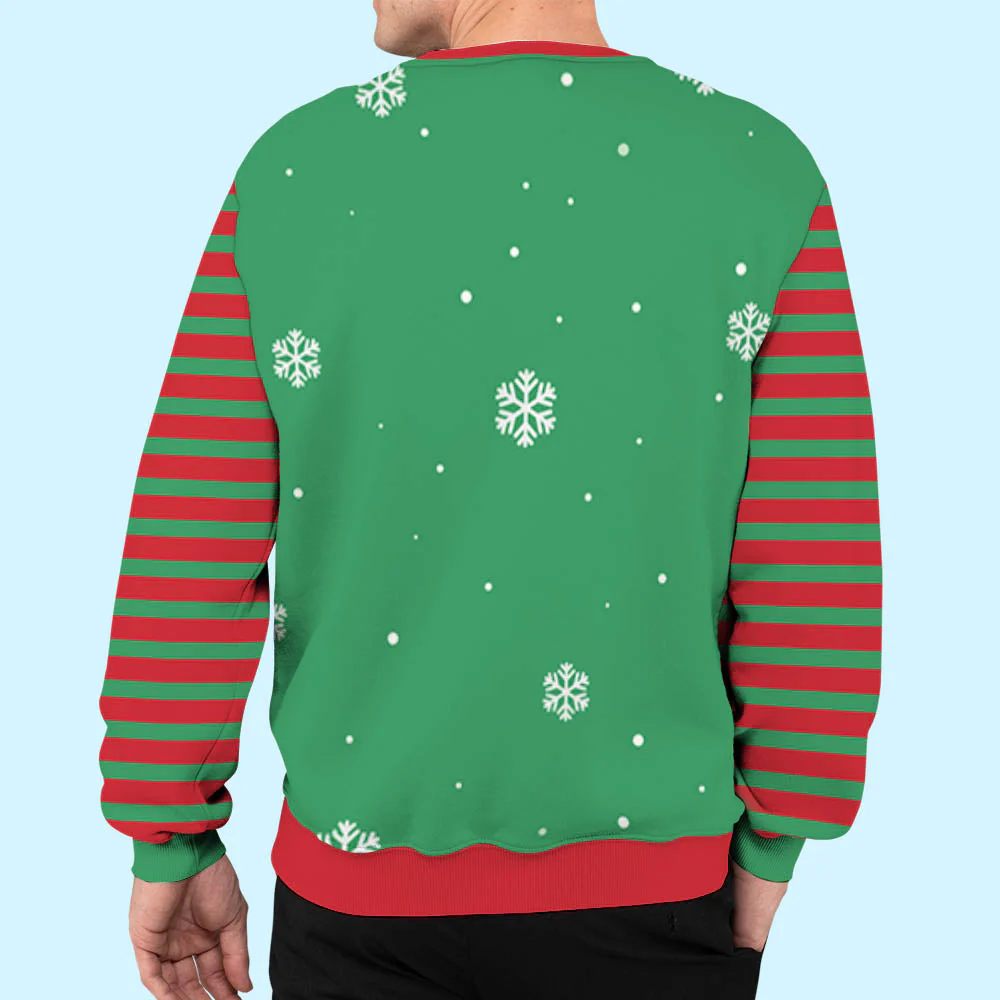 Annoying Each Other For Many Years- Personalized Custom All-Over-Print Sweatshirt - Image 4