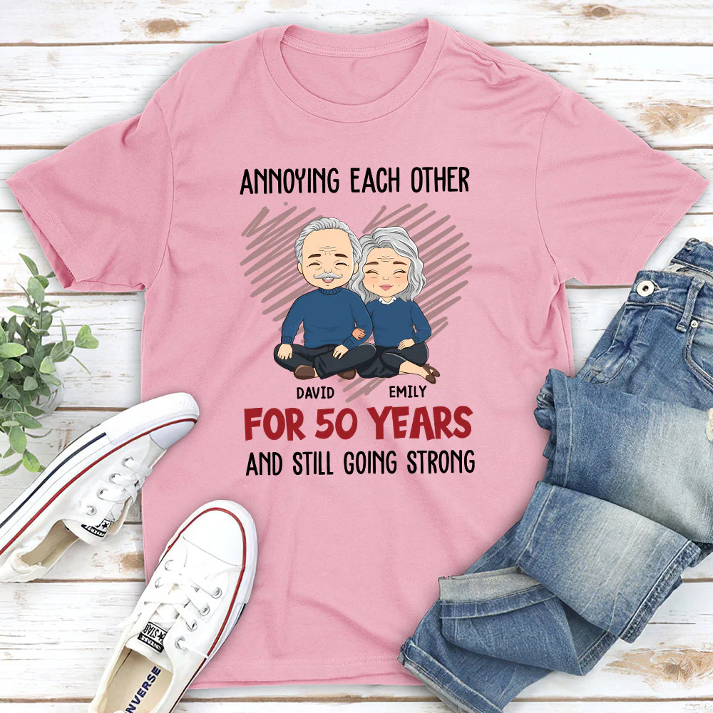 Annoying Each Other - Personalized Custom Classic T-shirt - Image 3