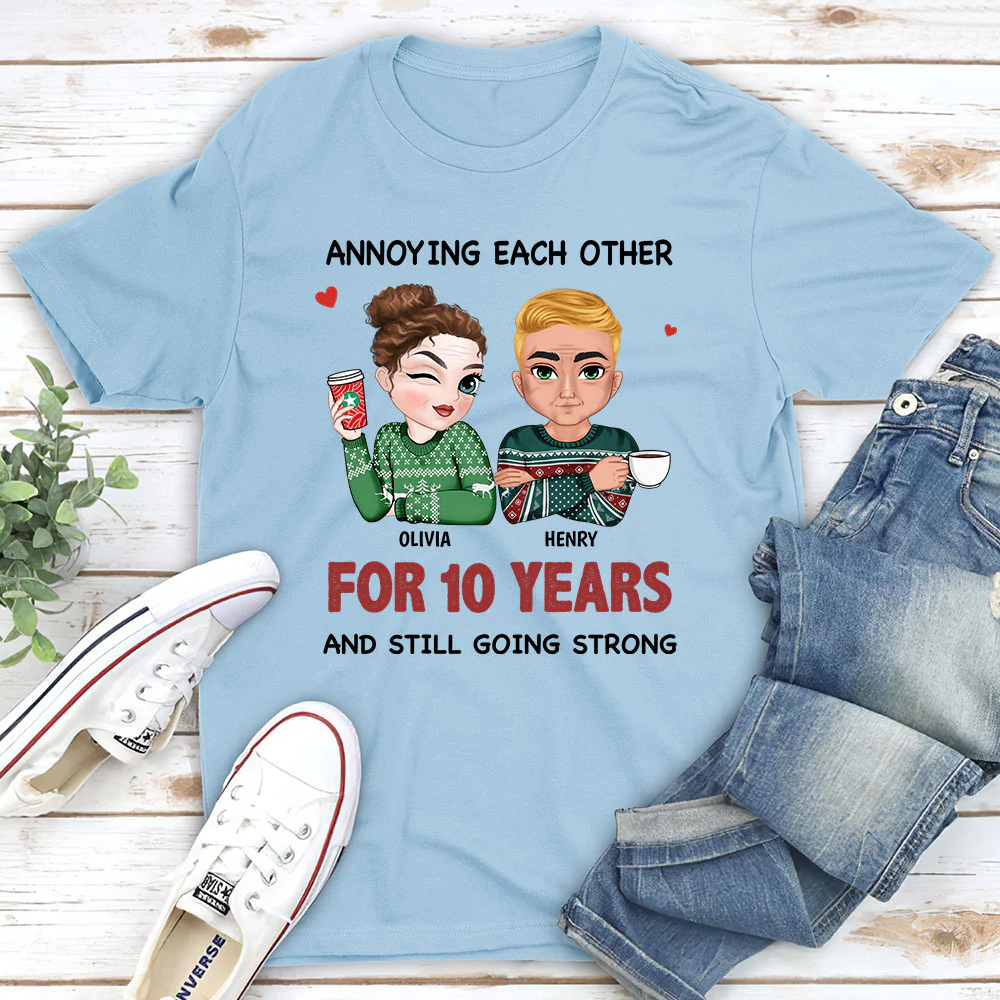 Annoying Each Other - Personalized Custom Shirt - Image 4