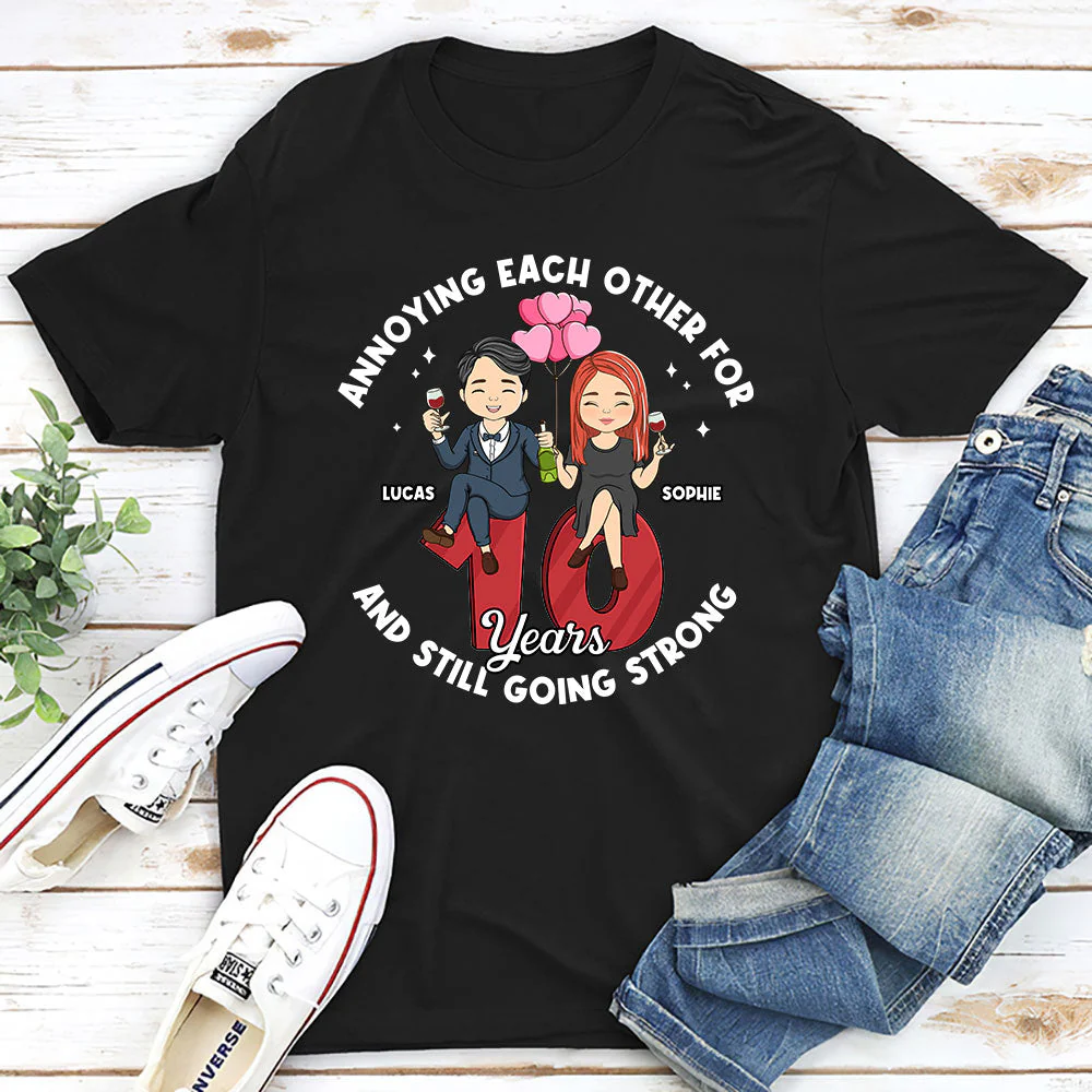 Annoying Each Other - Personalized Custom Classic T-shirt - Image 2