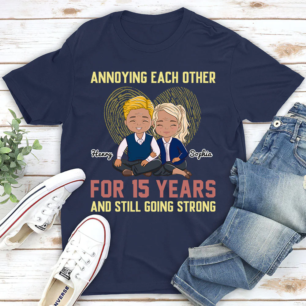 Annoying Each Other - Personalized Custom Classic T-shirt - Image 4