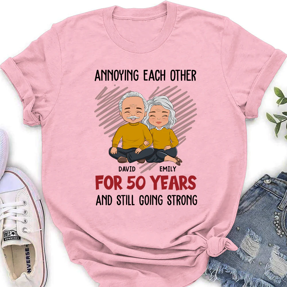 Annoying Each Other - Personalized Custom Women's T-shirt - Image 4
