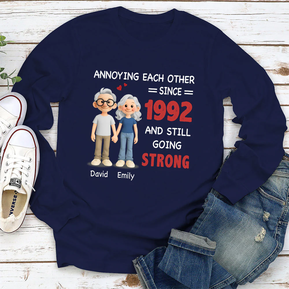 Annoying Each Other, Still Going Strong - Personalized Custom Shirt - Image 4