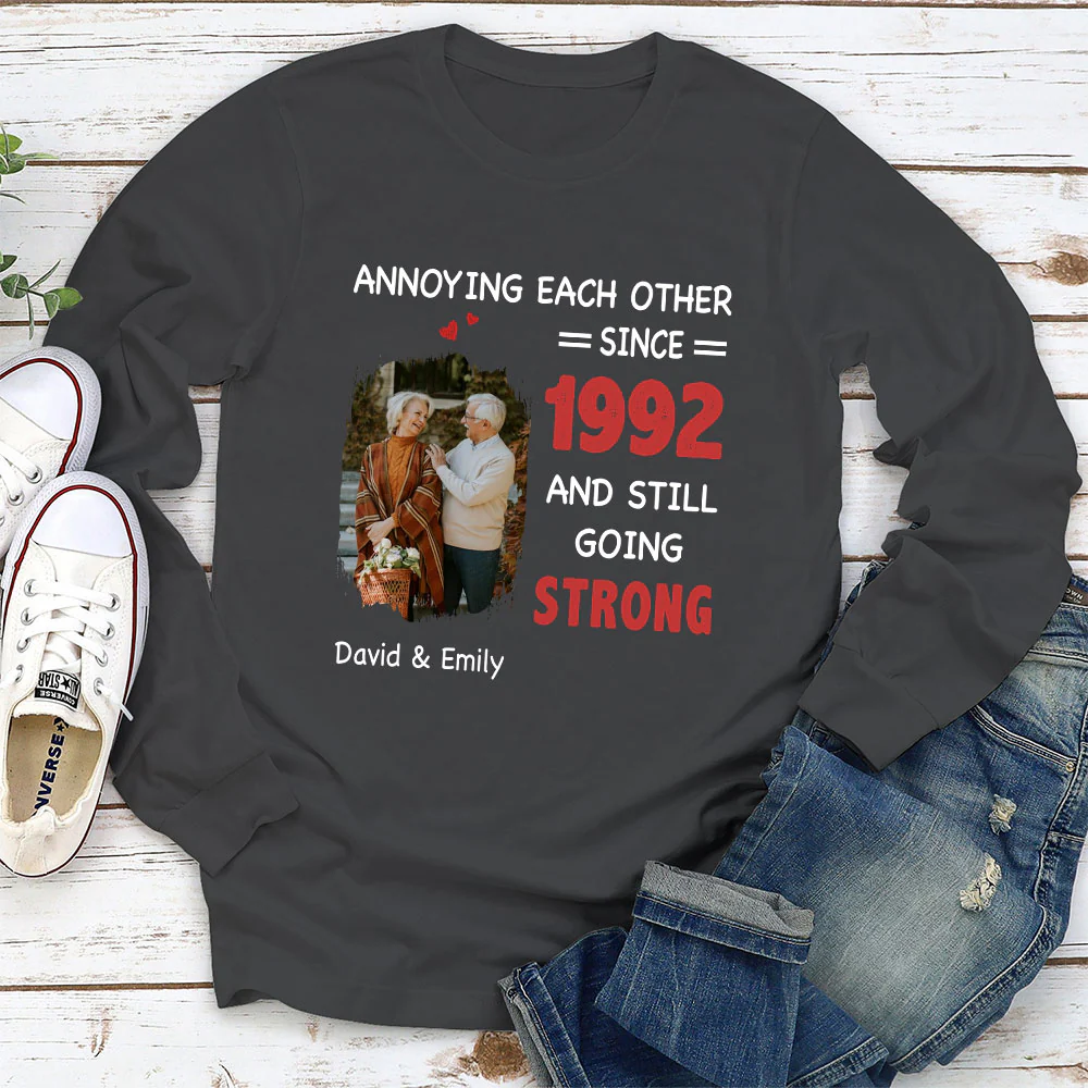 Annoying Each Other, Still Going Strong Photo - Personalized Custom Shirt - Image 3