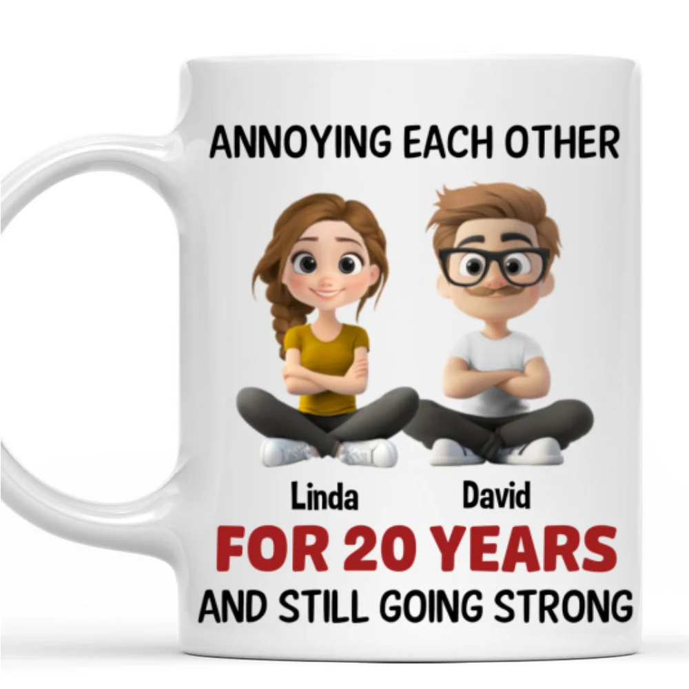 Annoying For Years Couple - Personalized Custom Coffee Mug - Image 10