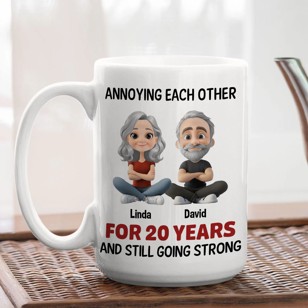 Annoying For Years Couple - Personalized Custom Coffee Mug - Image 6