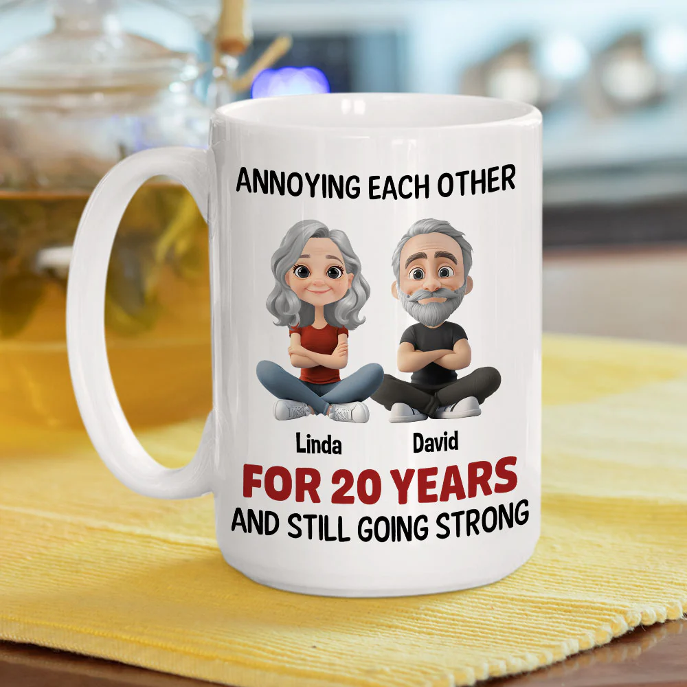 Annoying For Years Couple - Personalized Custom Coffee Mug - Image 8