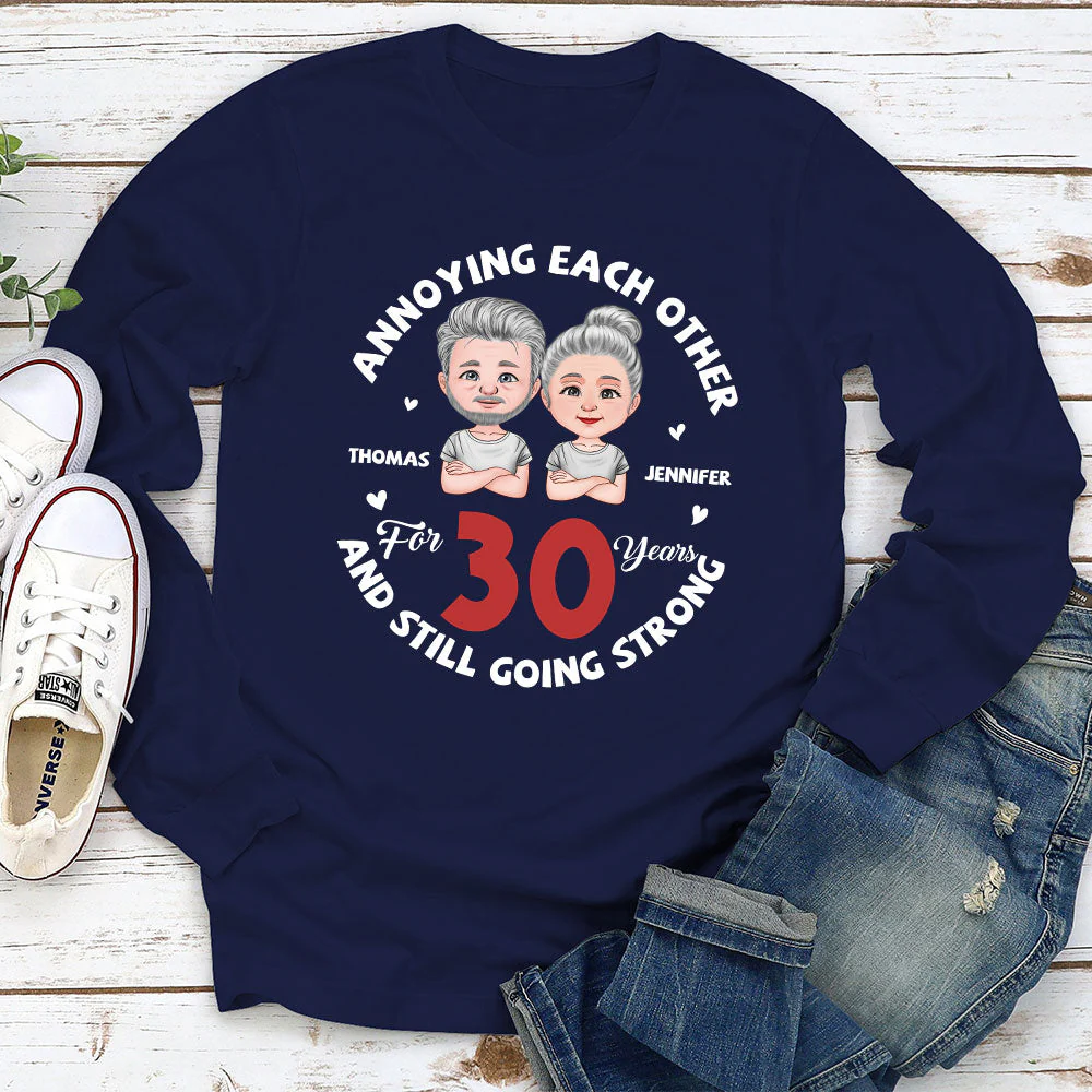 Annoying For Years - Personalized Custom Long Sleeve T-shirt - Image 2