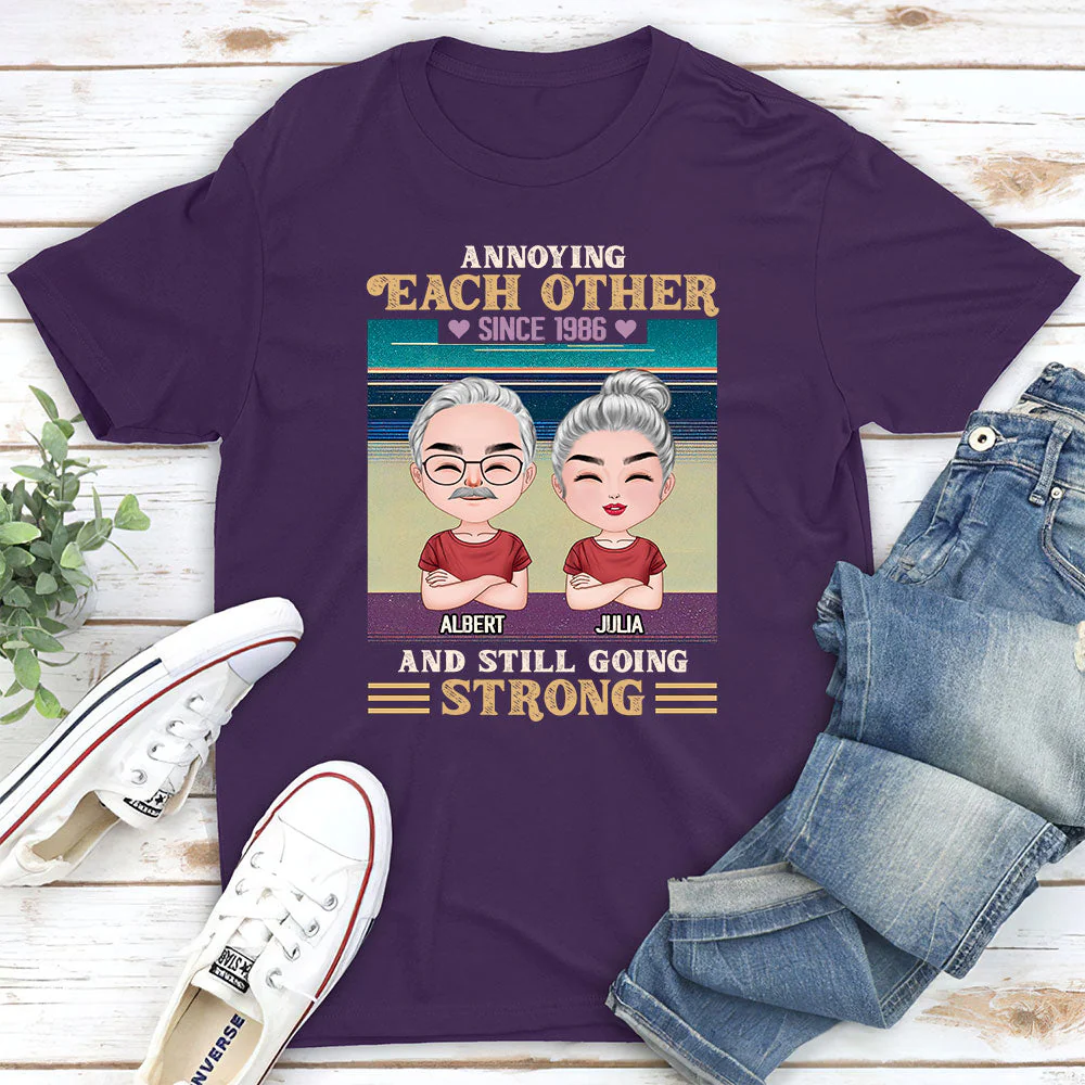 Annoying Since - Personalized Custom Classic T-shirt - Image 3