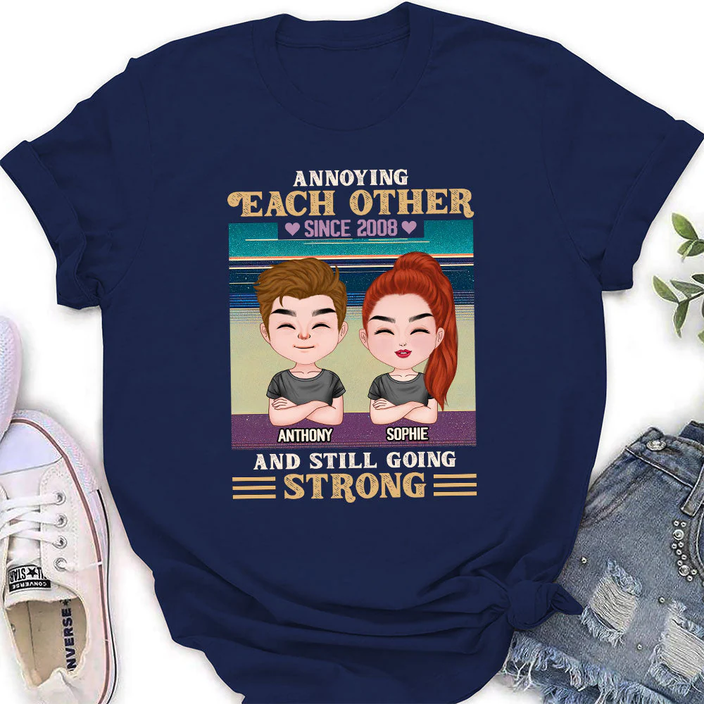Annoying Since - Personalized Custom Women's T-shirt - Image 2