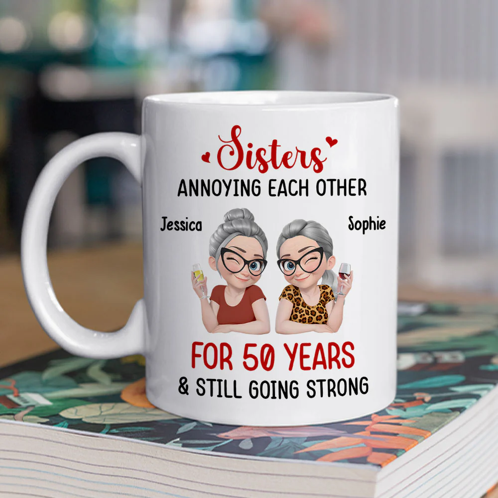 Annoying Sister - Personalized Custom Mug - Image 3