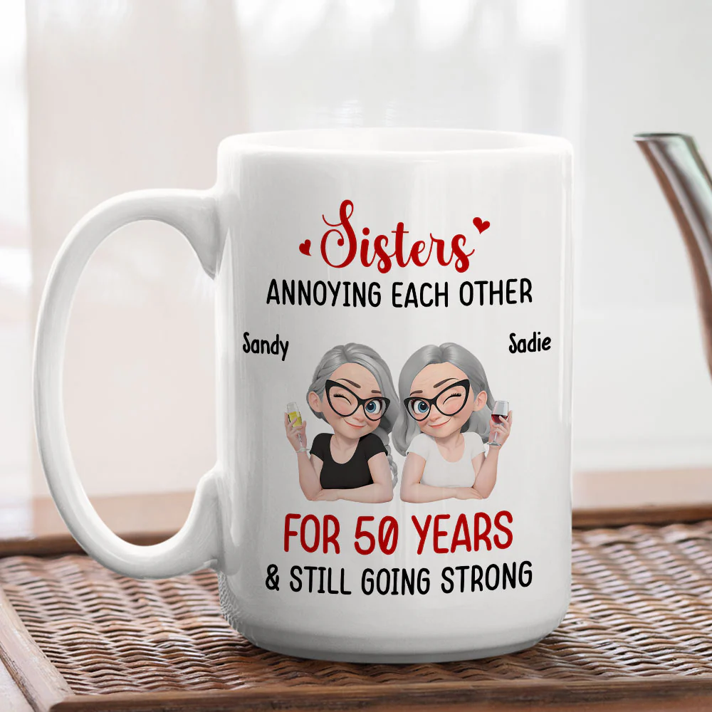 Annoying Sister - Personalized Custom Mug - Image 5