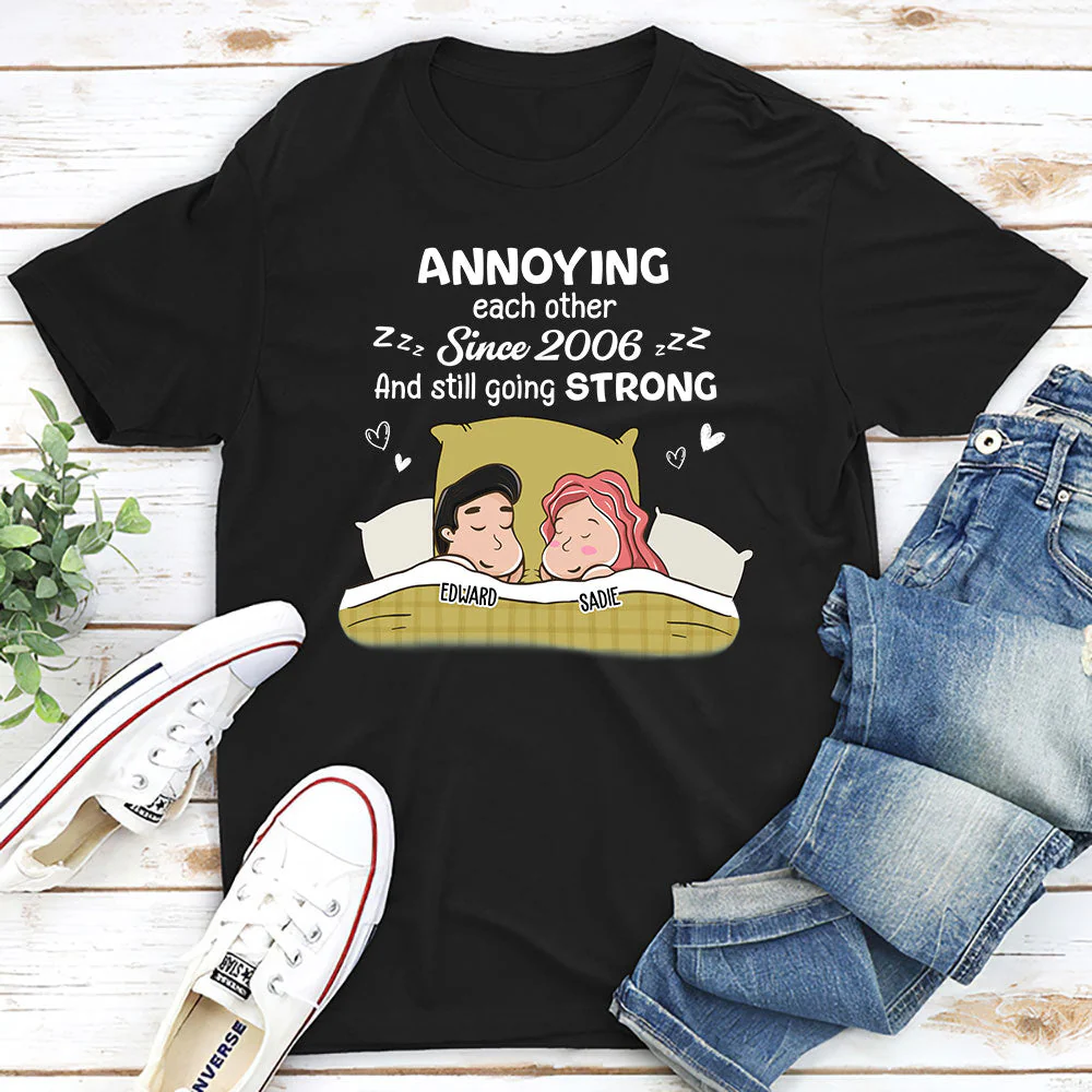 Annoying Sleeping - Personalized Custom Classic T-shirt - Image 2