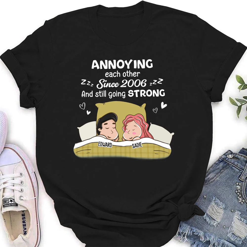 Annoying Sleeping - Personalized Custom Women's T-shirt - Image 2