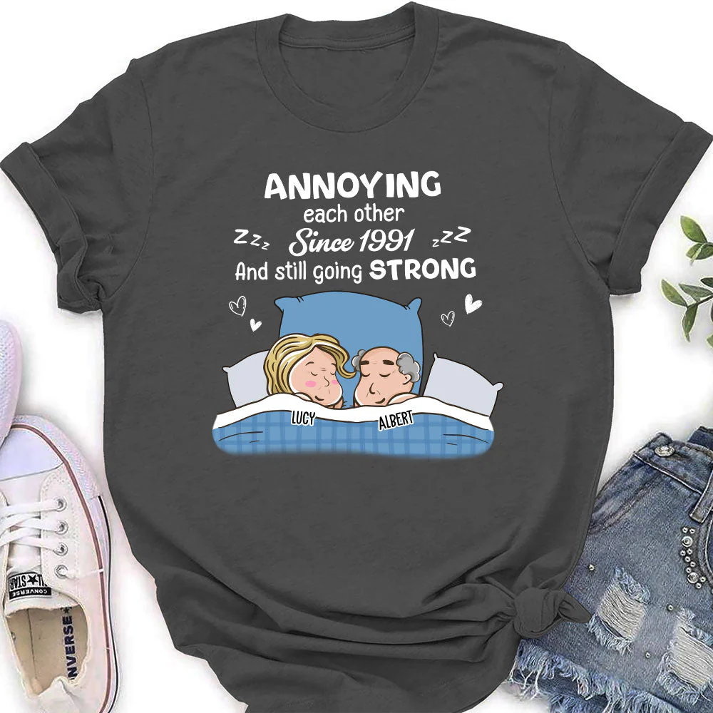 Annoying Sleeping - Personalized Custom Women's T-shirt - Image 4