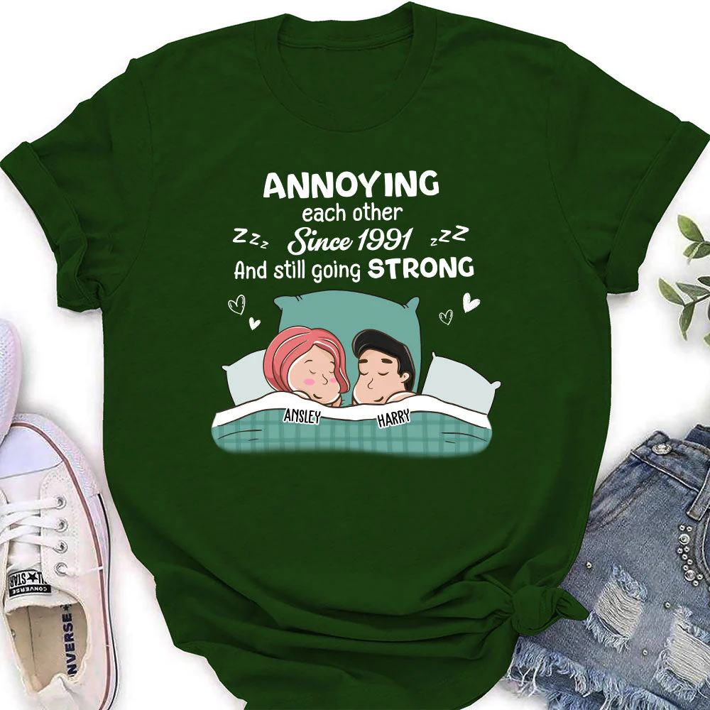 Annoying Sleeping - Personalized Custom Women's T-shirt - Image 5