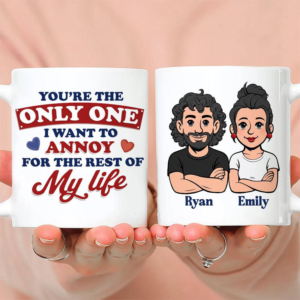 Annoying You Forever - Personalized Custom Coffee Mug - Image 3