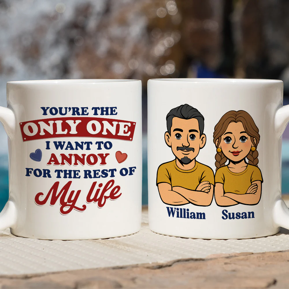 Annoying You Forever - Personalized Custom Coffee Mug - Image 4