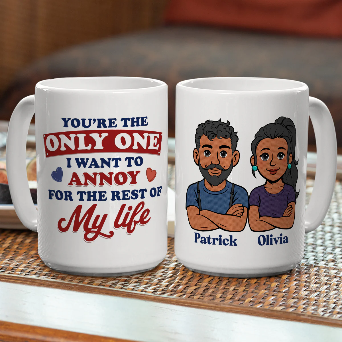 Annoying You Forever - Personalized Custom Coffee Mug - Image 6