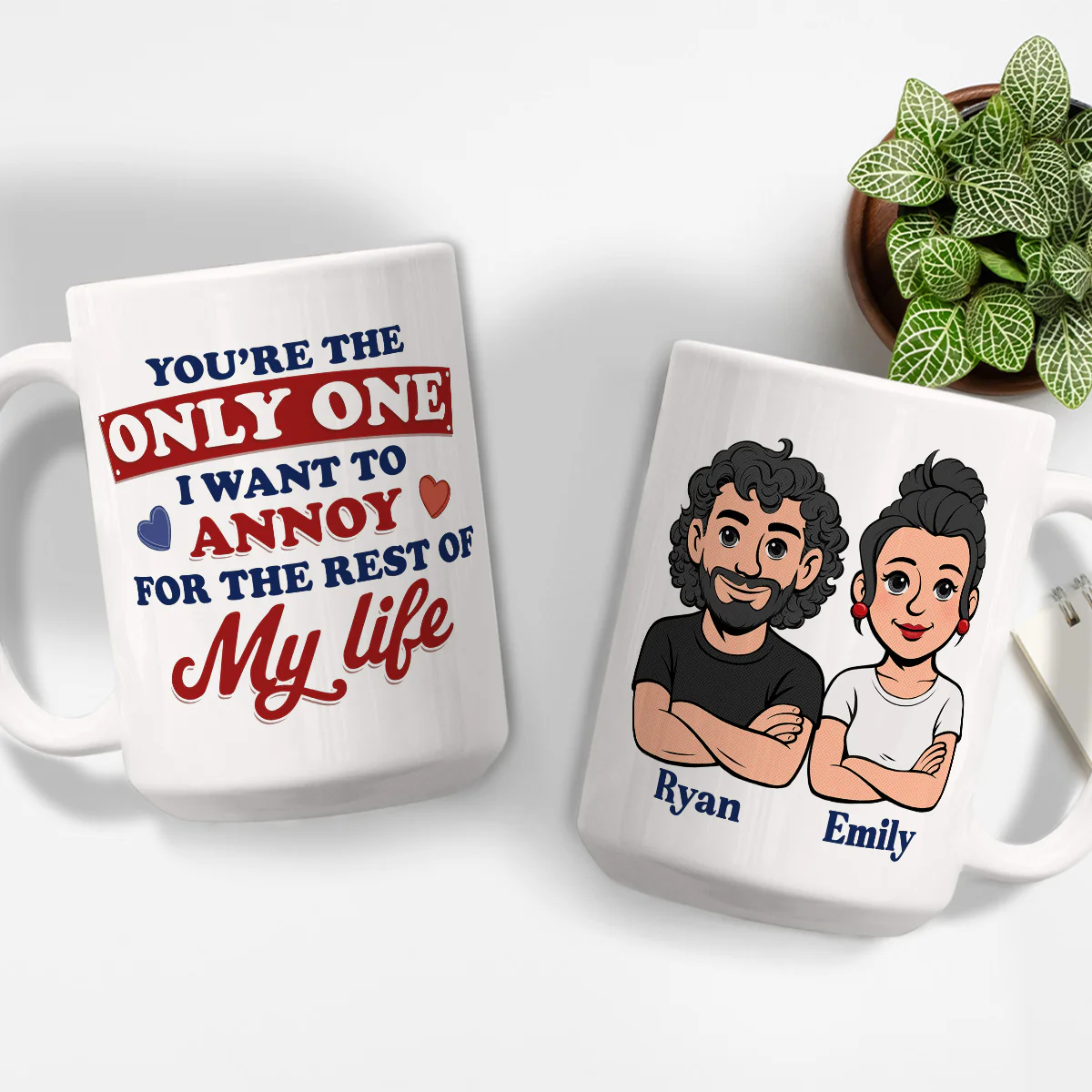 Annoying You Forever - Personalized Custom Coffee Mug - Image 7