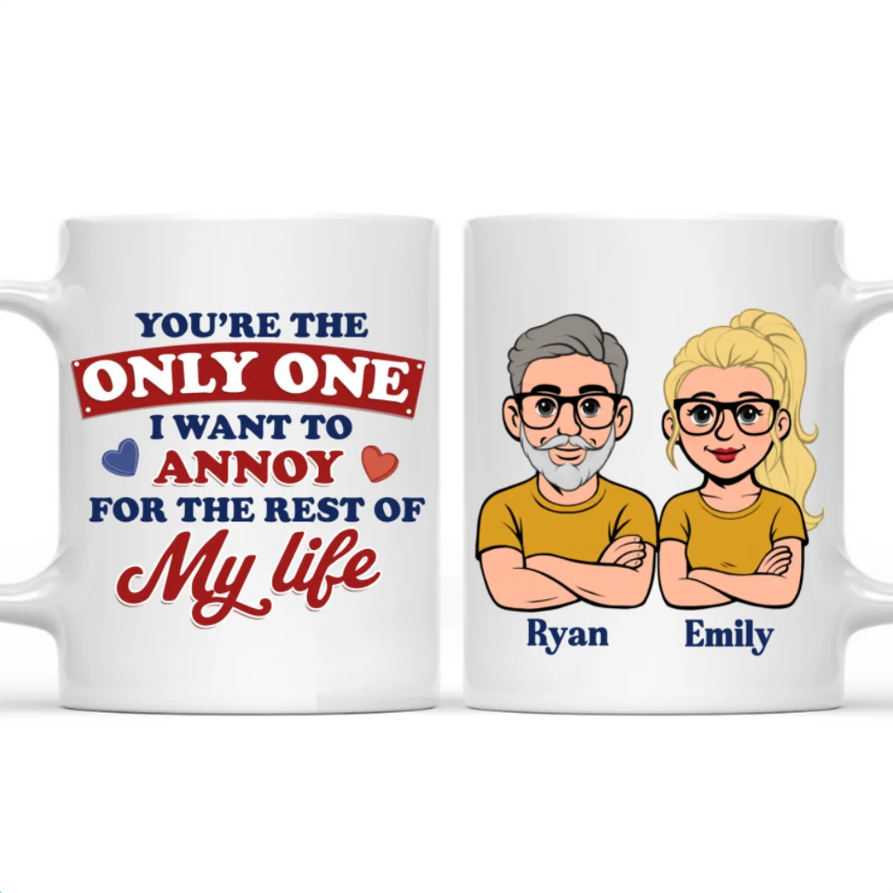 Annoying You Forever - Personalized Custom Coffee Mug - Image 9