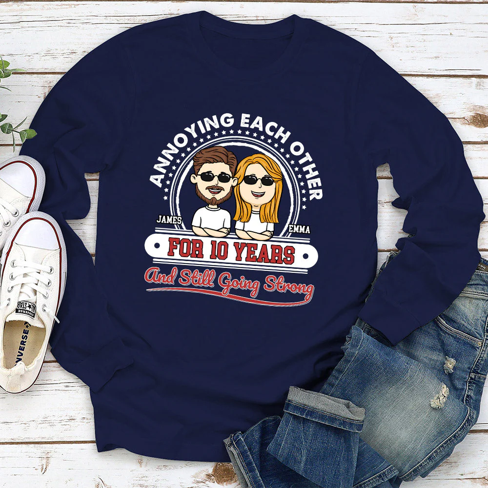 Annoying You - Personalized Custom Long Sleeve T-shirt - Image 3
