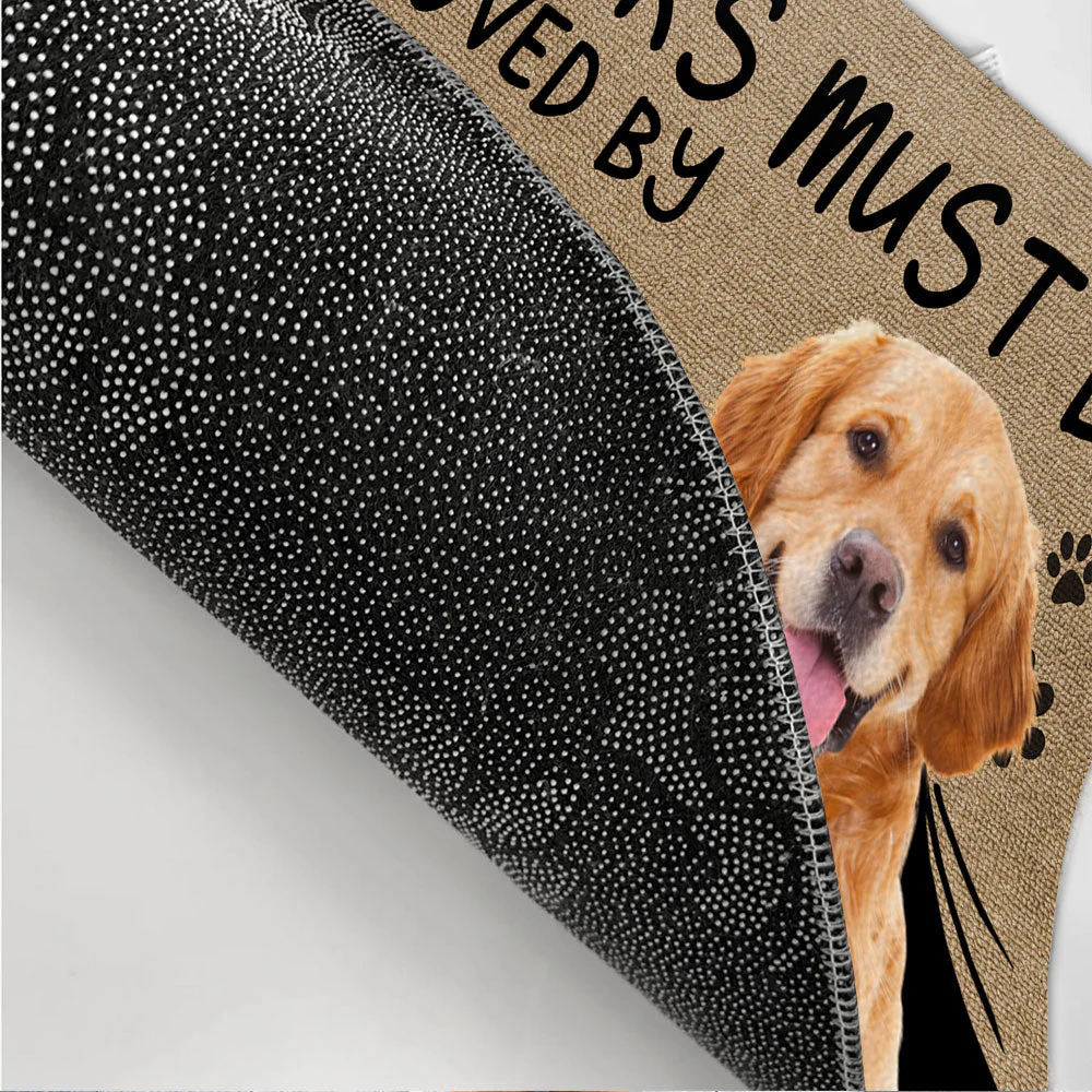 Approved By Pet Photo - Personalized Custom Doormat - Image 3