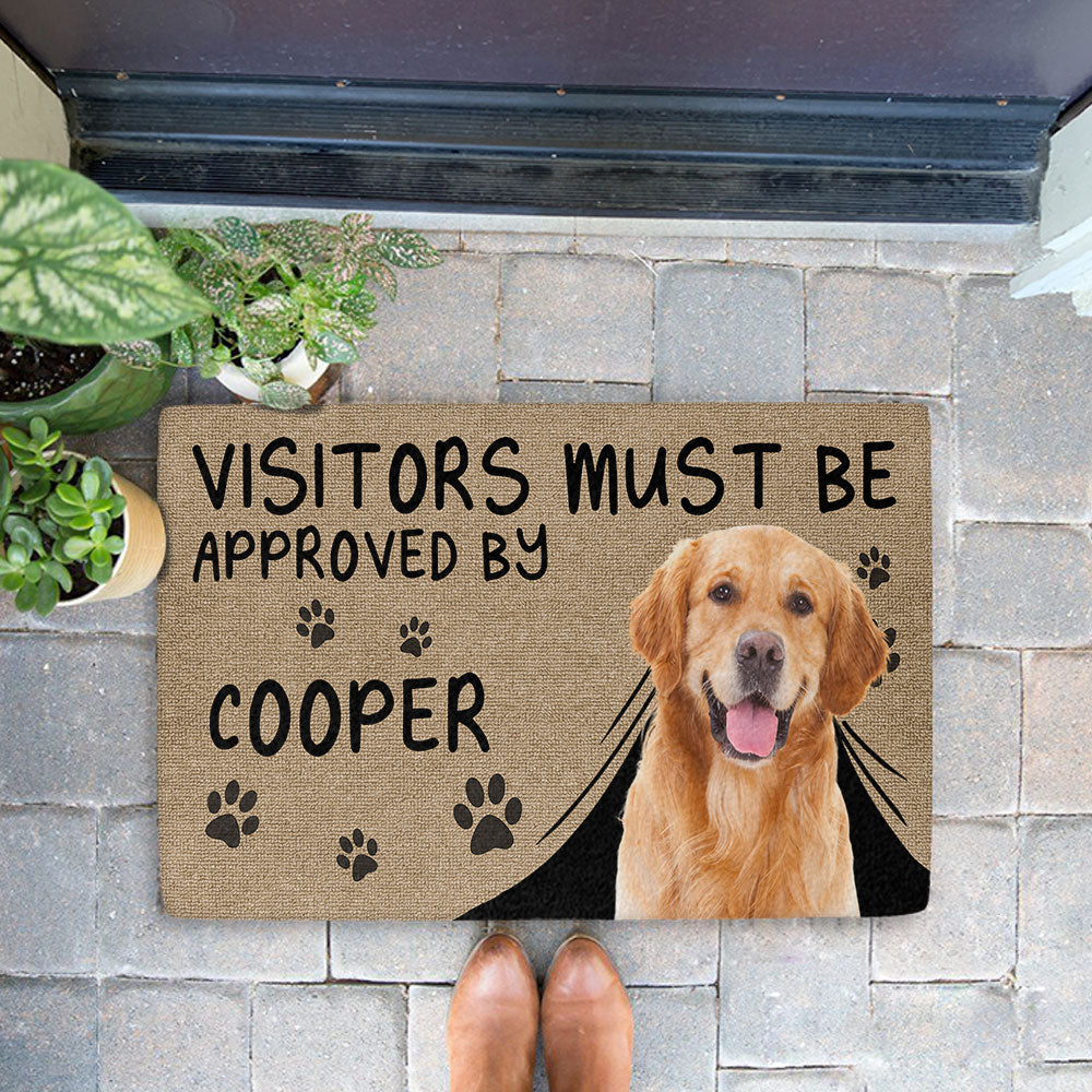 Approved By Pet Photo - Personalized Custom Doormat - Image 6