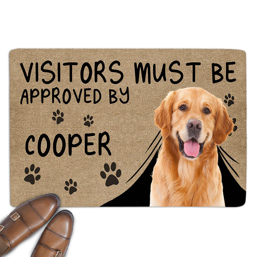 Approved By Pet Photo - Personalized Custom Doormat - Image 7