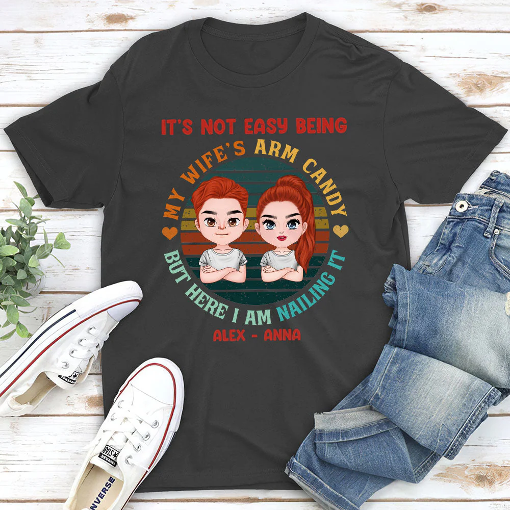 Arm Candy - Personalized Custom Classic T-shirt - Image 4
