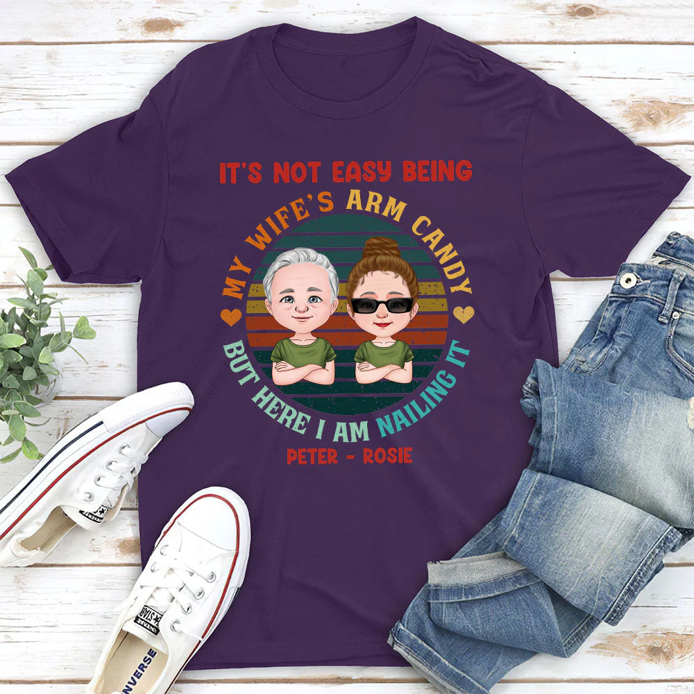 Arm Candy - Personalized Custom Classic T-shirt - Image 5