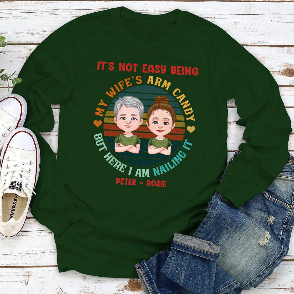 Arm Candy - Personalized Custom Long Sleeve T-shirt - Image 3