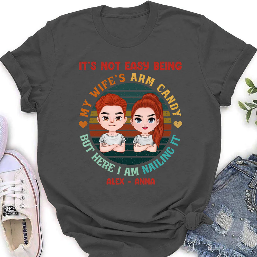 Arm Candy - Personalized Custom Women's T-shirt - Image 4