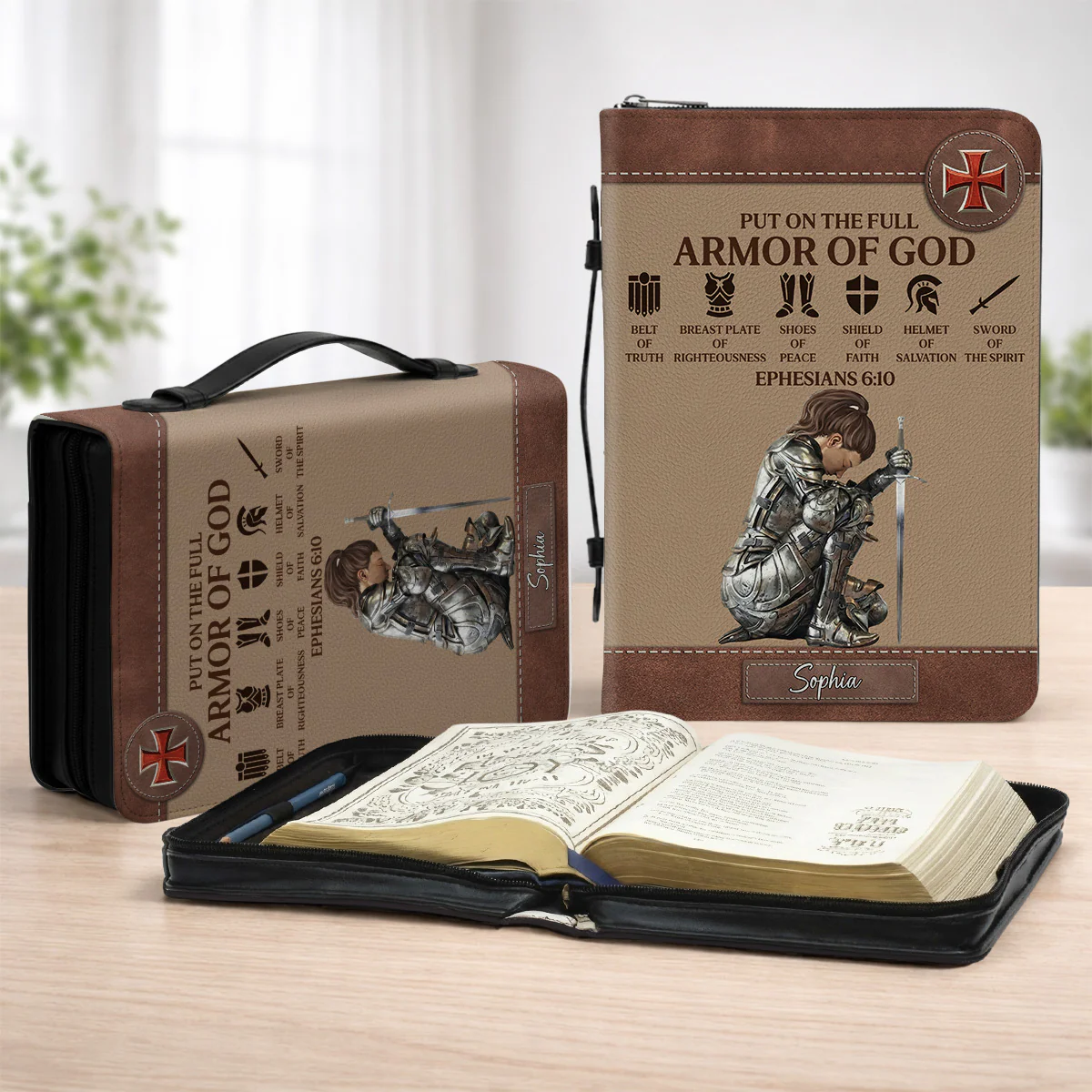 Armor Of God - Personalized Custom Bible Cover