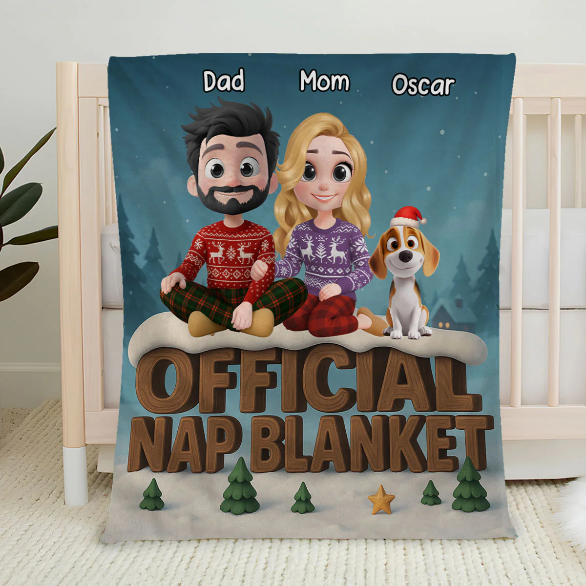 As A Family Now Onwards - Personalized Custom Fleece Blanket - Image 2