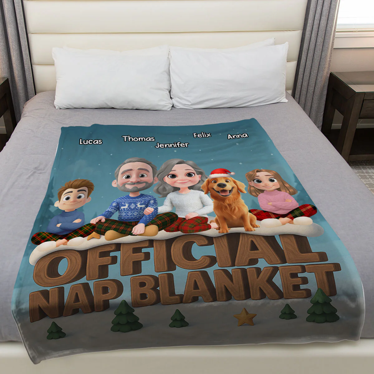 As A Family Now Onwards - Personalized Custom Fleece Blanket - Image 3