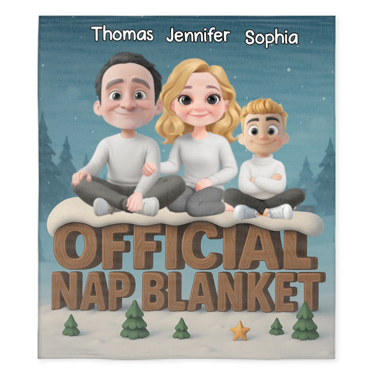 As A Family Now Onwards - Personalized Custom Fleece Blanket - Image 6