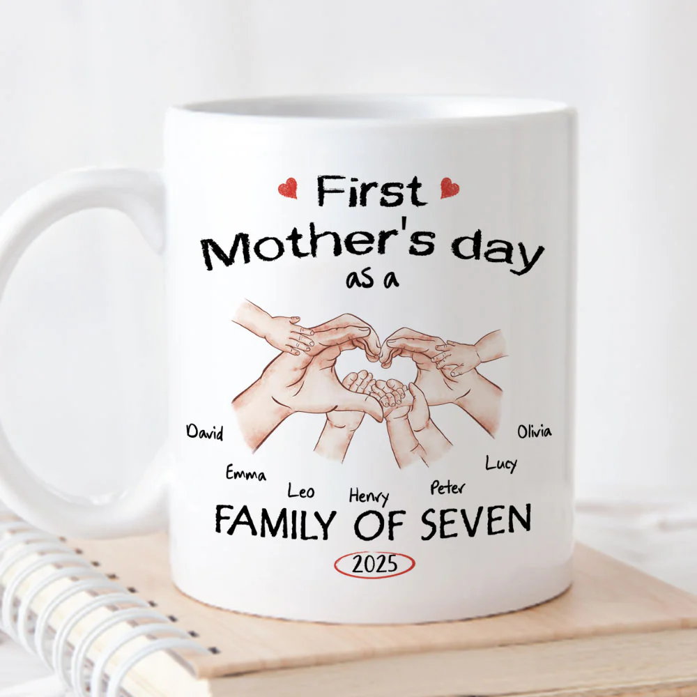 As A Family Of Three - Personalized Custom Coffee Mug - Image 7