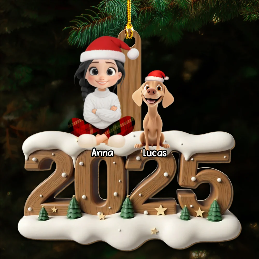 As A Fur Parent Now Onwards - Personalized Custom 3D Effect Wood Ornament - Image 5