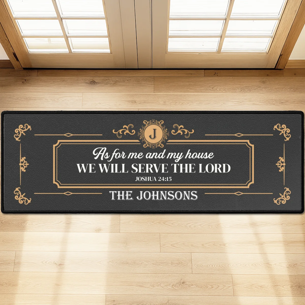As for Me And My House - Personalized Custom Runner Rug - Image 5