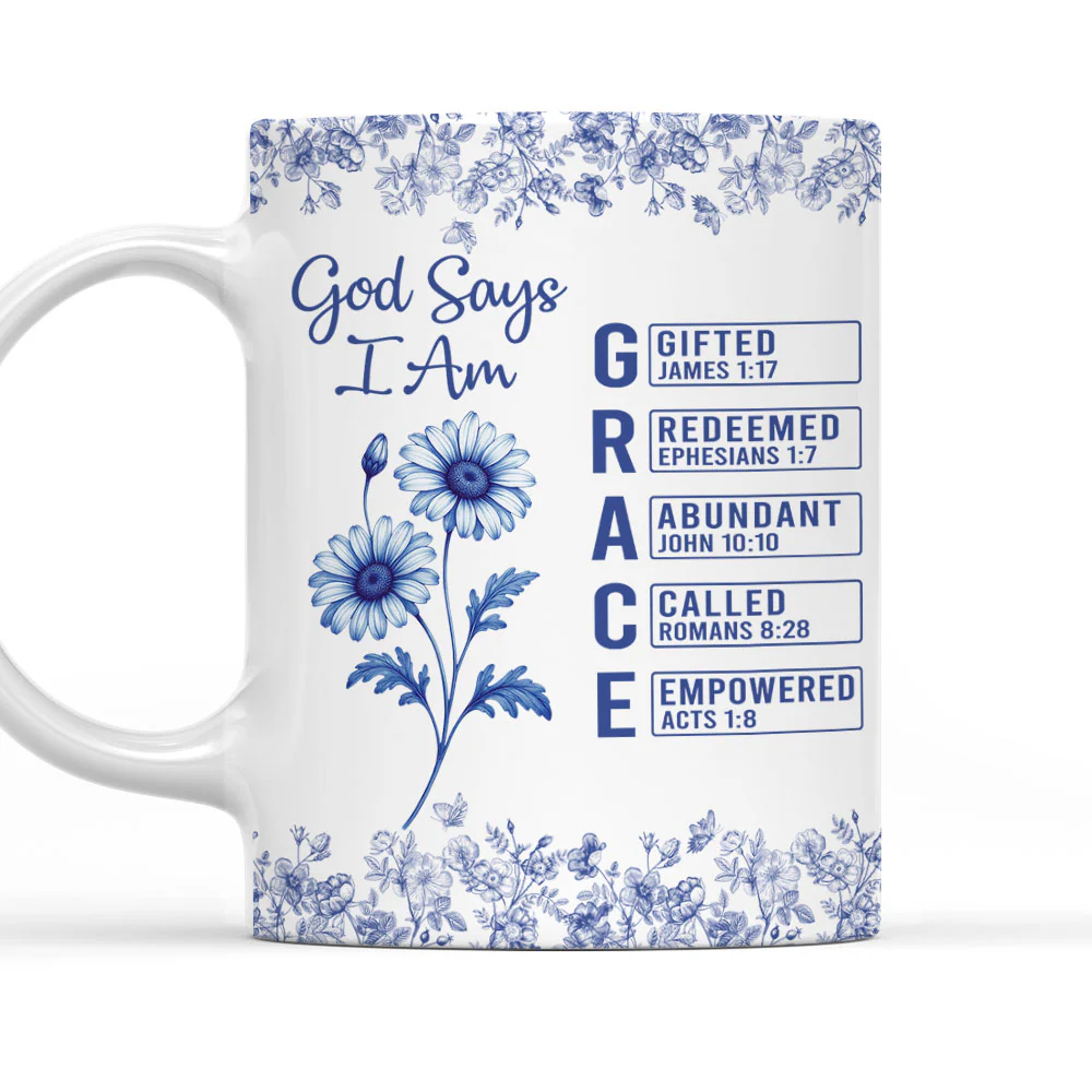 As God Says - Personalized Custom Coffee Mug