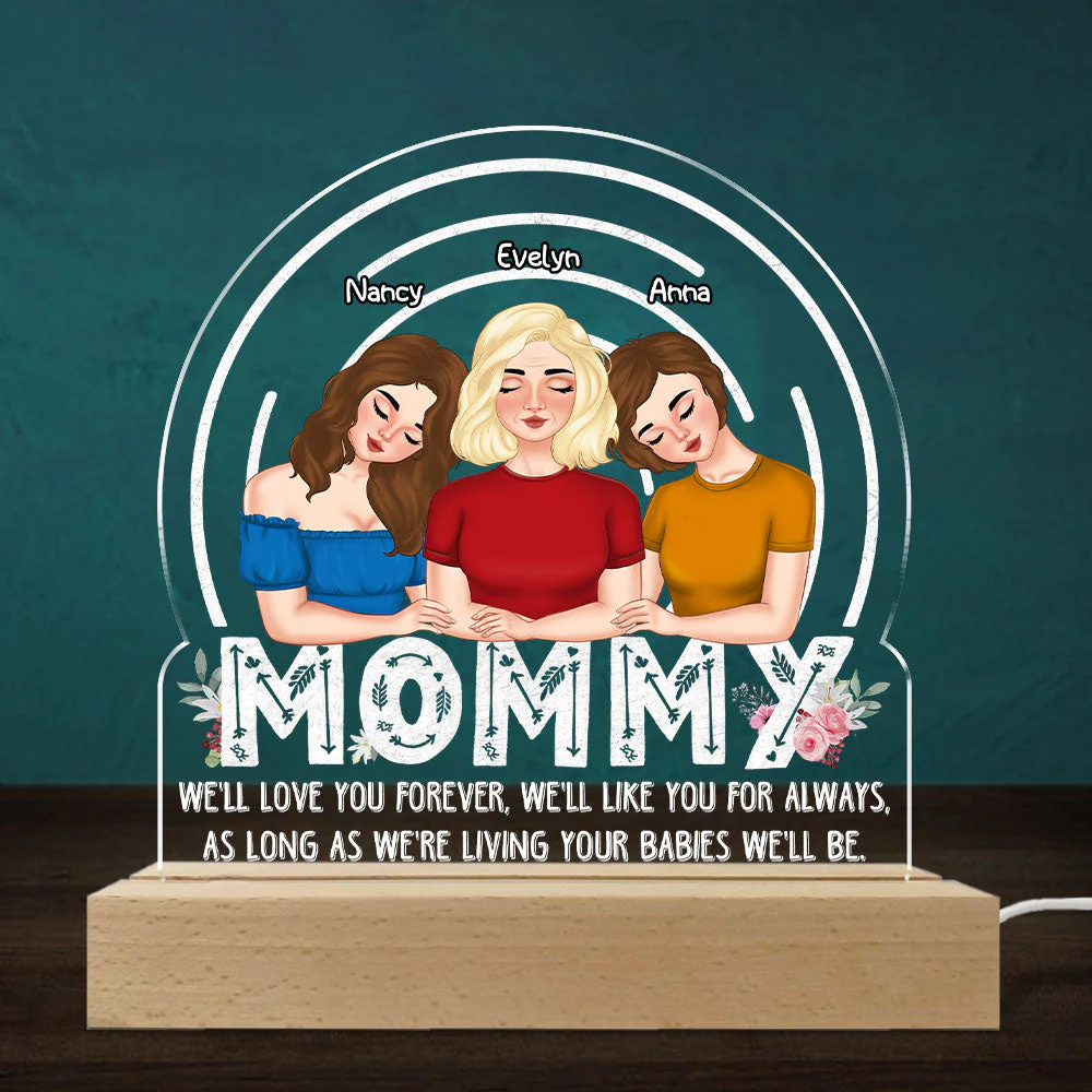 As Long As I'm Living Your Baby I'll Be - Personalized Custom LED Light - Image 2
