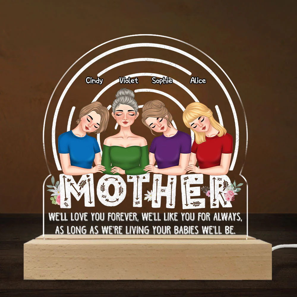 As Long As I'm Living Your Baby I'll Be - Personalized Custom LED Light - Image 3