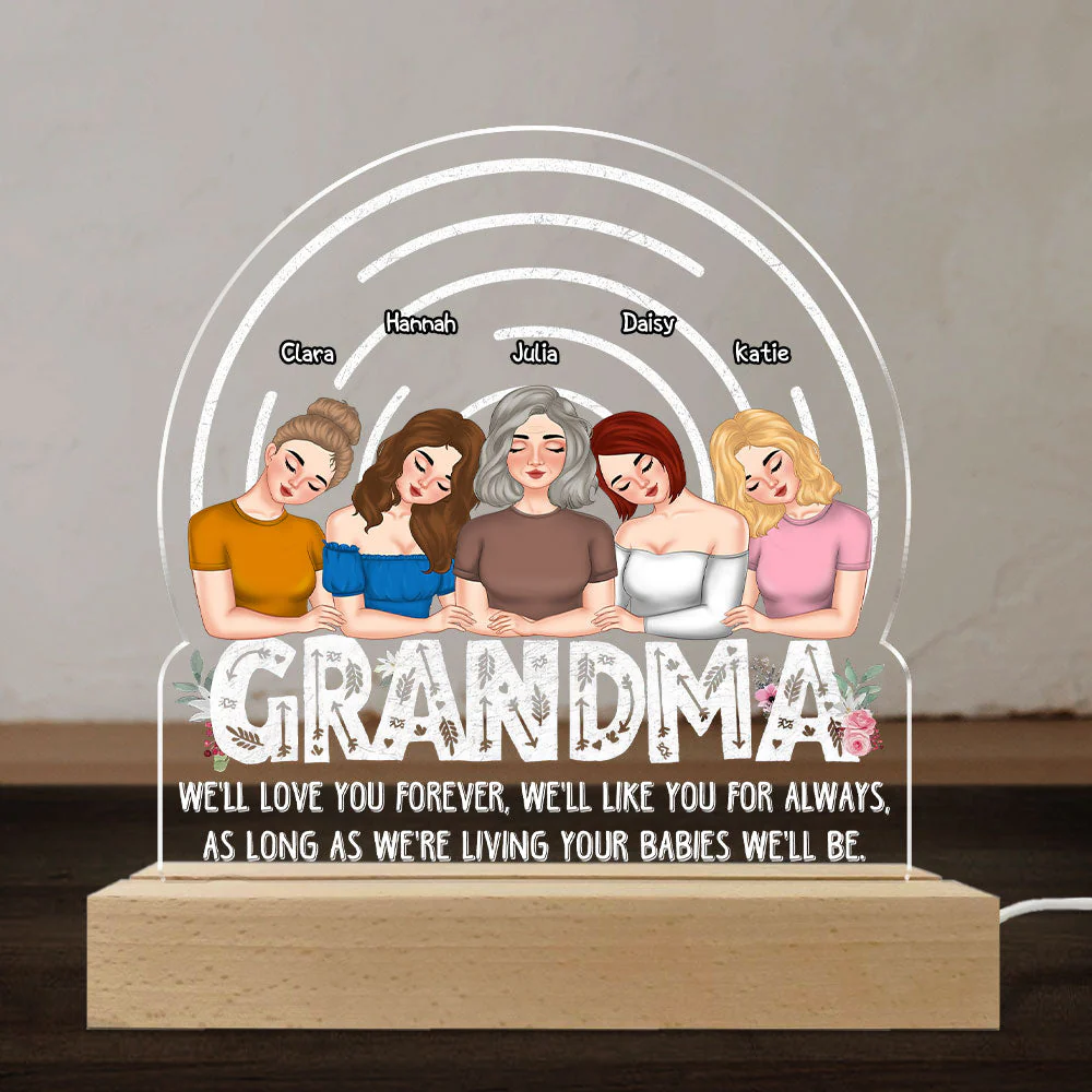 As Long As I'm Living Your Baby I'll Be - Personalized Custom LED Light - Image 4