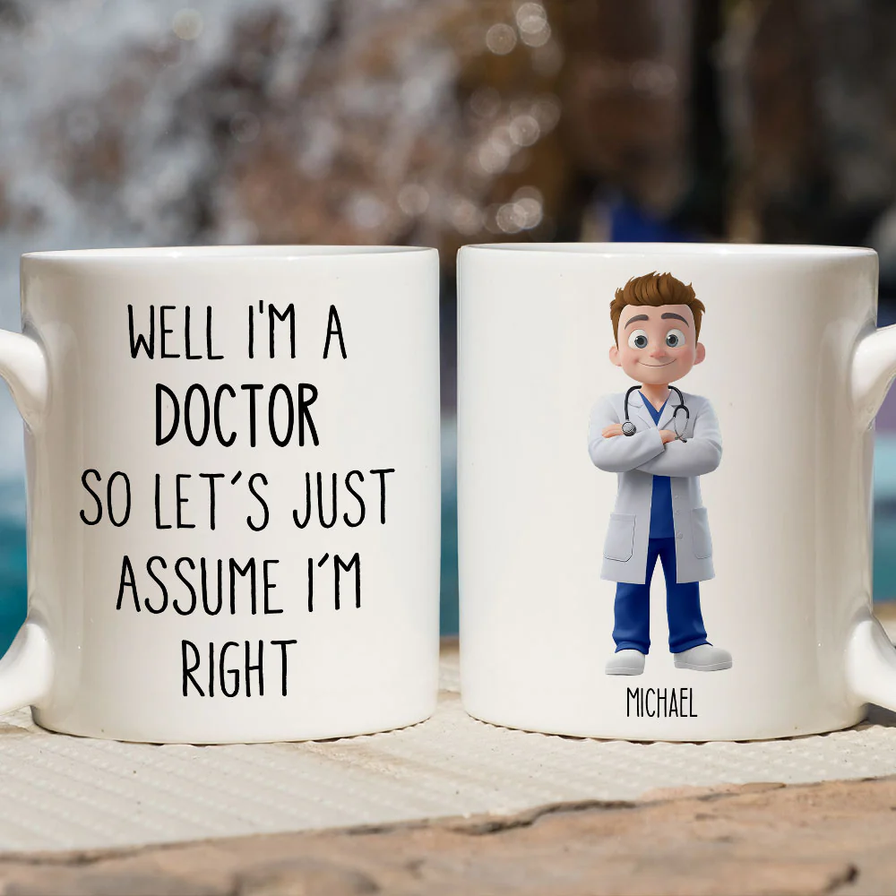 Assume I Am Right - Personalized Custom Coffee Mug - Image 3