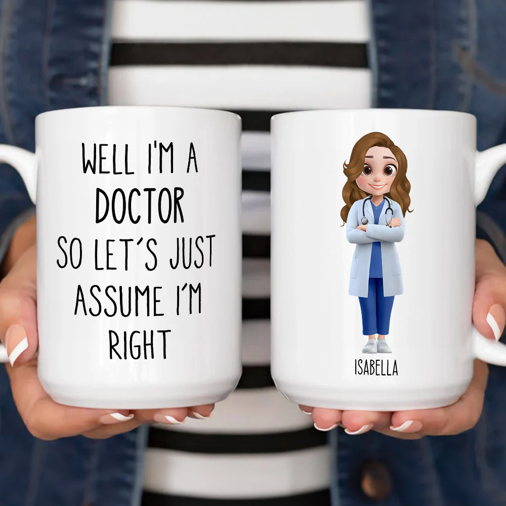 Assume I Am Right - Personalized Custom Coffee Mug - Image 4
