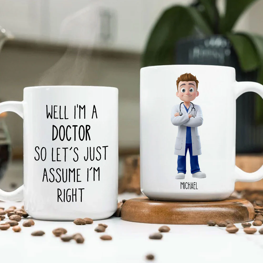 Assume I Am Right - Personalized Custom Coffee Mug - Image 5