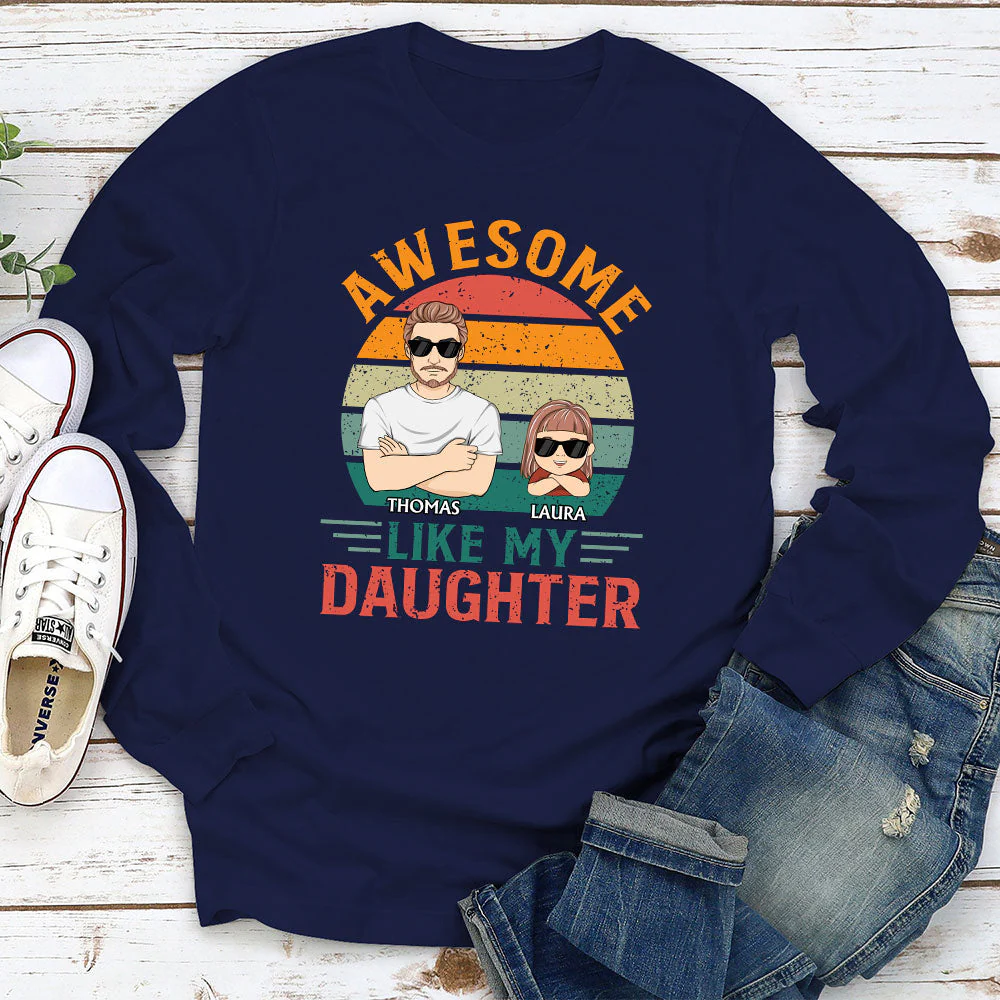 Awesome Like My Kids - Personalized Custom Shirt - Image 3