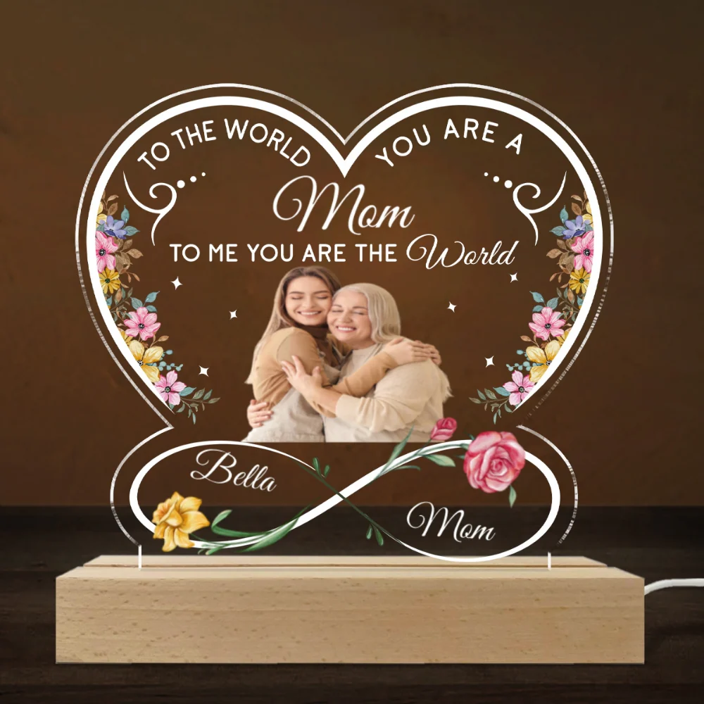 Awesome Mom - Personalized Custom LED Light - Image 4